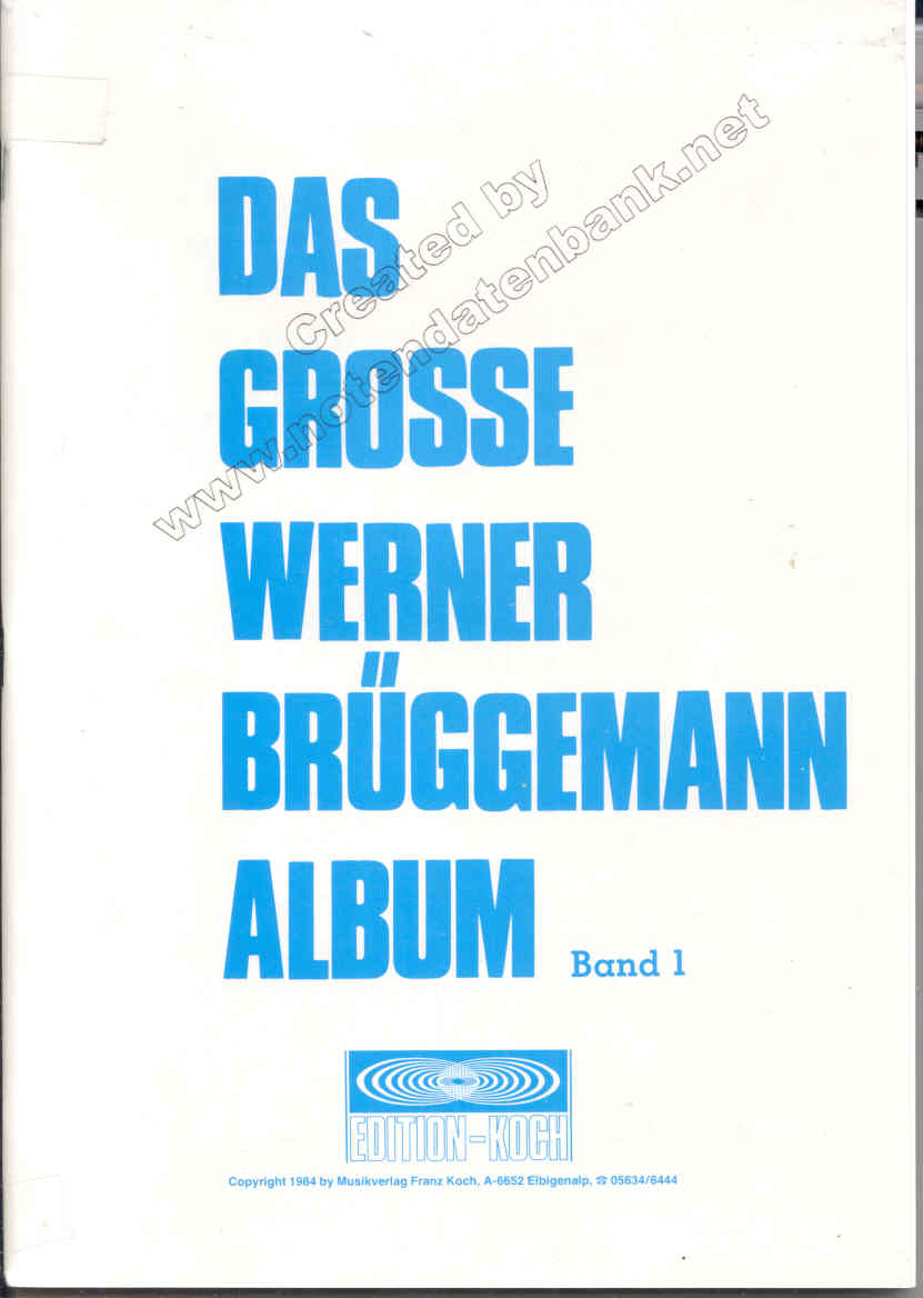 Grosse Werner Br�ggemann Album #1, Das - cliquer ici