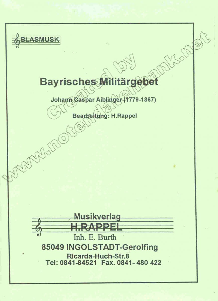 Bayrisches Militrgebet - cliquer ici