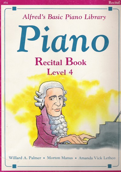 Recital Book Level 4 - cliquer ici Recital Book Level 4 - cliquer ici