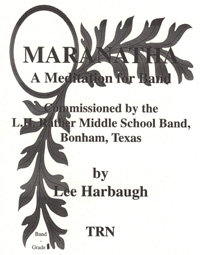 Maranatha (A Meditation for Band) - cliquer ici