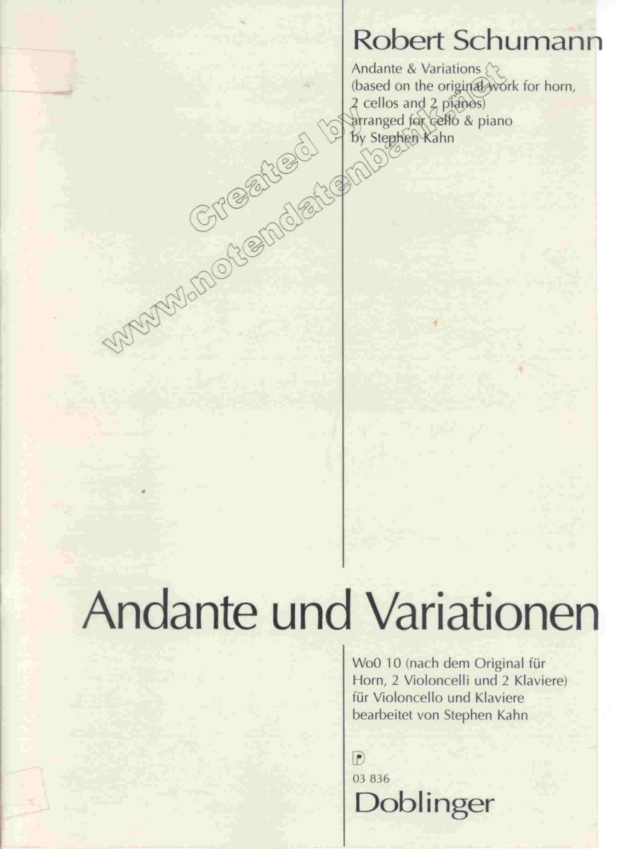 Andante und Variationen - cliquer ici