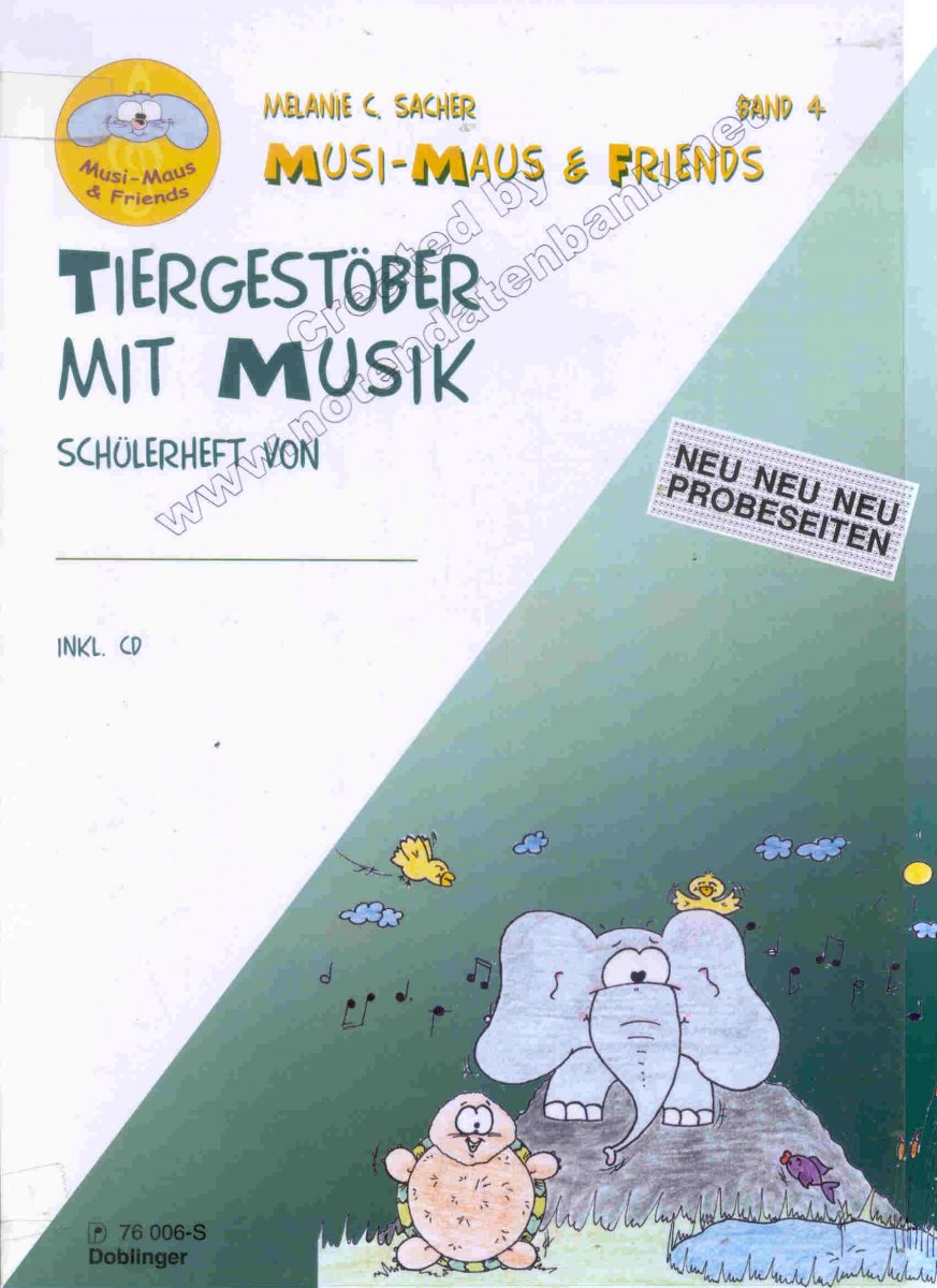 Musi-Maus and Friends #4: Tiergest�ber mit Musik (Sch�lerheft) - cliquer ici