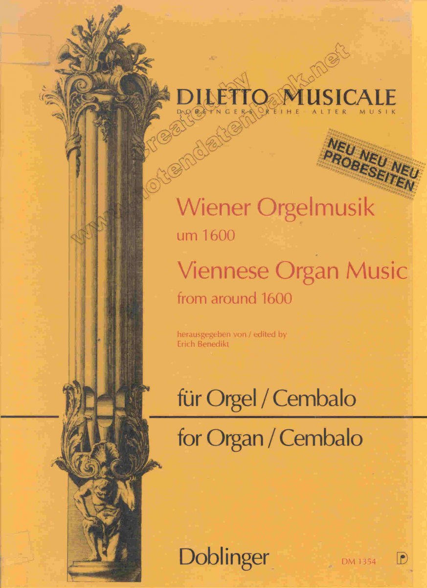 Wiener Orgelmusik um 1600 / Viennese Organ Music from around 1600 - cliquer ici