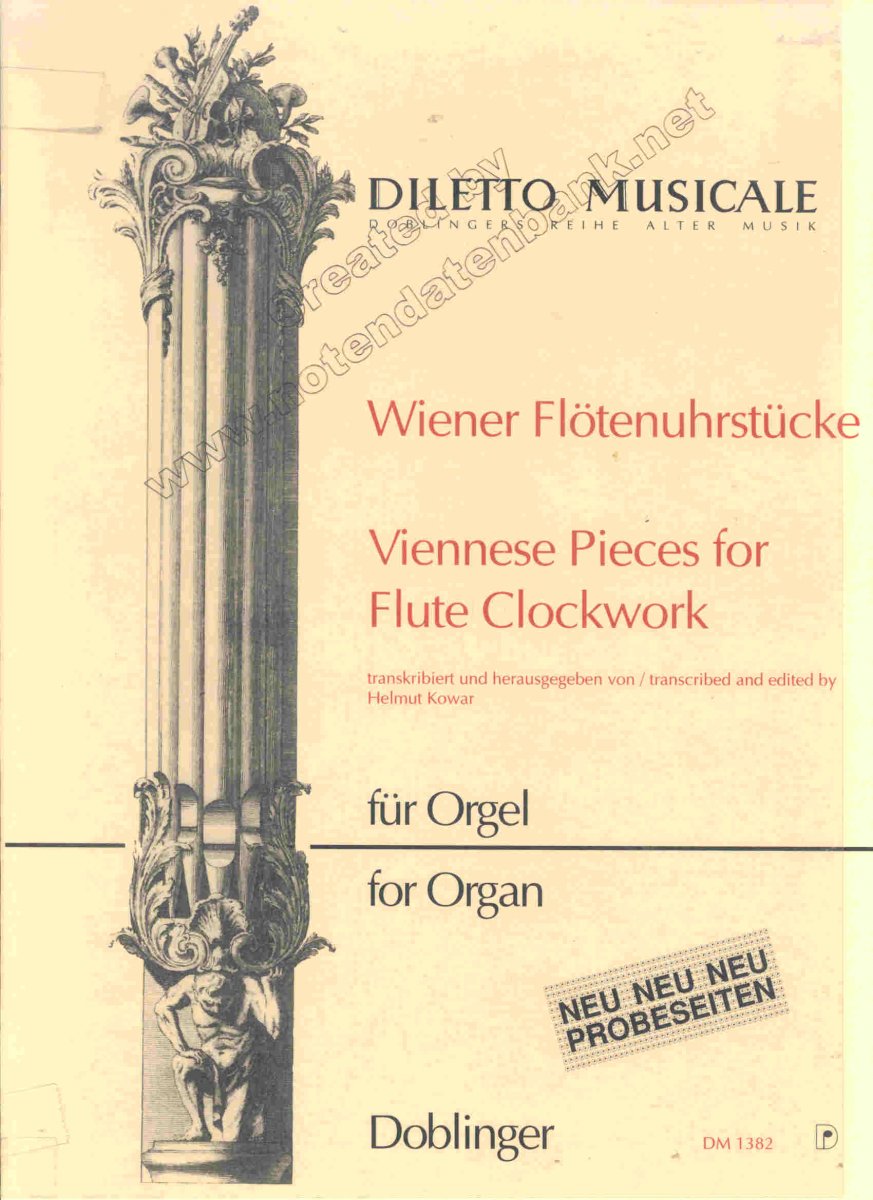 Wiener Fl�tenuhrst�cke / Viennese Pieces for Flute Clockwork - cliquer ici