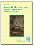 Sonata in B Flat, K.526, Presto - cliquer ici
