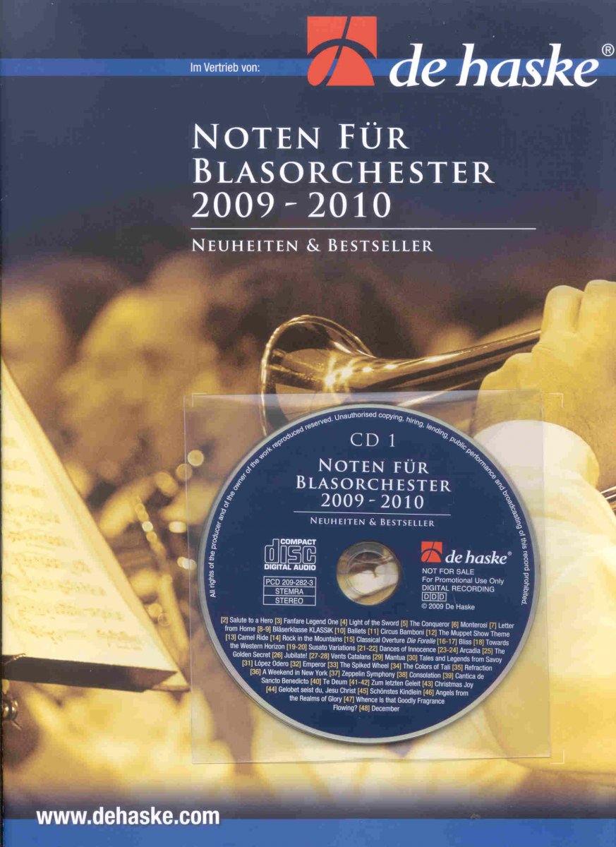 De Haske 2009-2010: Noten für Blasorechester - cliquer ici De Haske 2009-2010: Noten für Blasorechester - cliquer ici