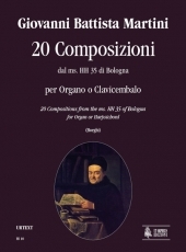 20 Compositions from the ms. HH 35 of Bologna for Organ or Harpsichord - cliquer ici