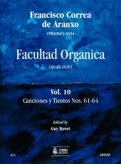Facultad Organica [Edition in 11 vols.] #10: Canciones y Tientos Nos. 61-64 - cliquer ici