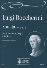 Sonata Op. 5 No. 3 for Piano (Harp) and Violin - cliquer ici