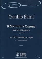 8 Notturni a Canone on texts by Metastasio Op.19 - cliquer ici 8 Notturni a Canone on texts by Metastasio Op.19 - cliquer ici