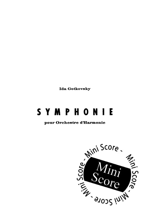 Symphonie pour Orchestre d'Harmonie - cliquer ici