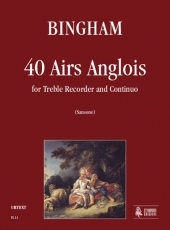 40 Airs Anglois for Treble Recorder and Continuo - cliquer ici