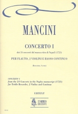 Concerto No.1 from the 24 Concertos in the Naples manuscript (1725) - cliquer ici