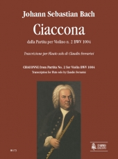 Chaconne for Flute solo from Partita for Violin #2 - cliquer ici