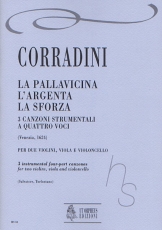 La Pallavicina, L'Argenta, La Sforza. 3 Instrumental four-part Canzonas (Venezia 1624) - cliquer ici