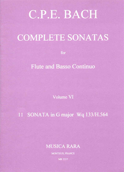 Sämtliche Sonaten für Flöte und BC #6 - cliquer ici Sämtliche Sonaten für Flöte und BC #6 - cliquer ici