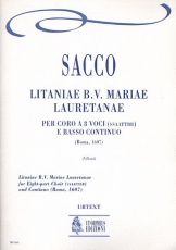 Litaniae B.V. Mariae Lauretanae for Eigth-part Choir (SATB-SATB) and Continuo - cliquer ici