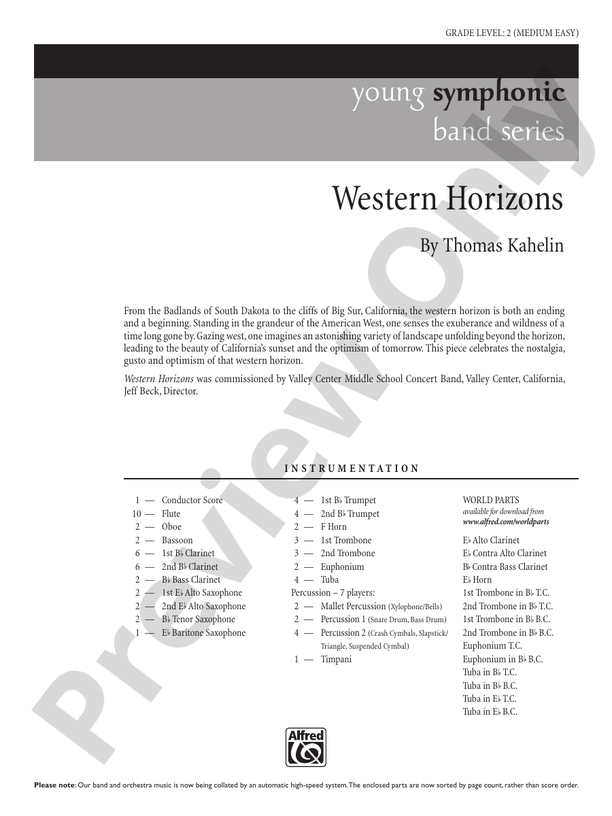 Western Horizons - cliquer ici