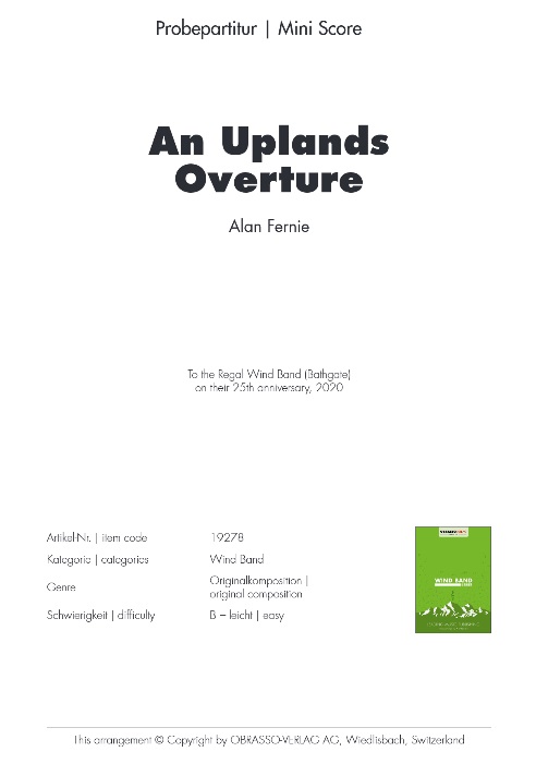 An Uplands Overture - cliquer ici