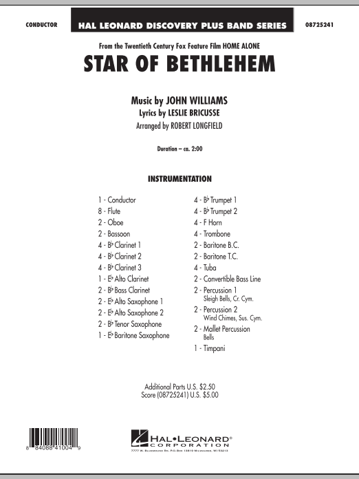 Star of Bethlehem, The (from 'Home Alone') - cliquer ici