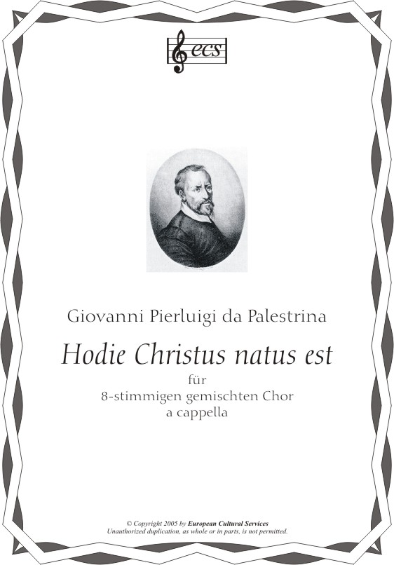 Hodie Christus natus est - cliquer ici Hodie Christus natus est - cliquer ici