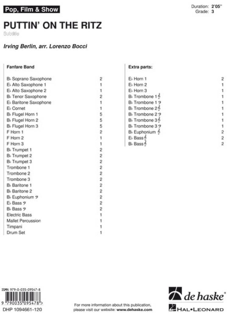 Puttin' on the Ritz - cliquer ici