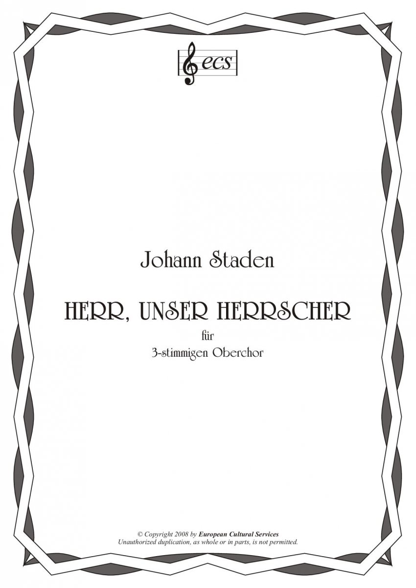 Herr, unser Herrscher - cliquer ici Herr, unser Herrscher - cliquer ici