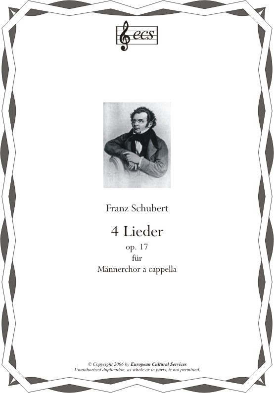 4 Männerchöre - cliquer ici 4 Männerchöre - cliquer ici