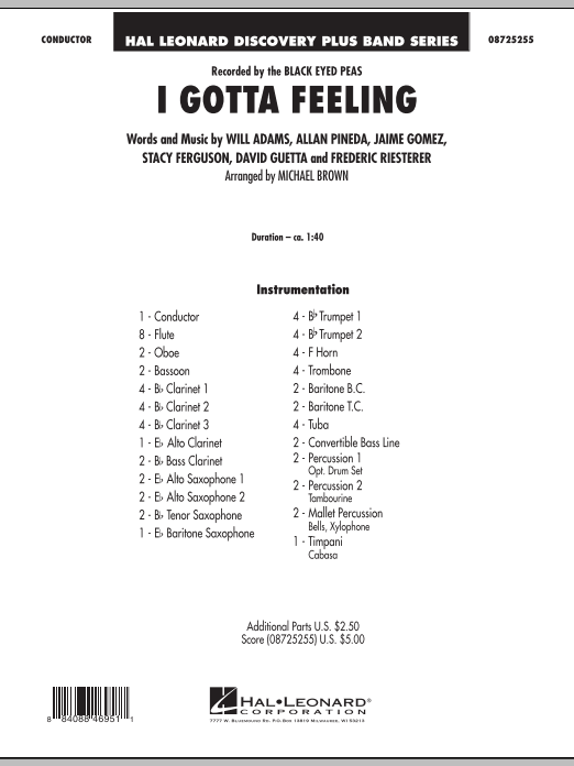 I Gotta Feeling - cliquer ici