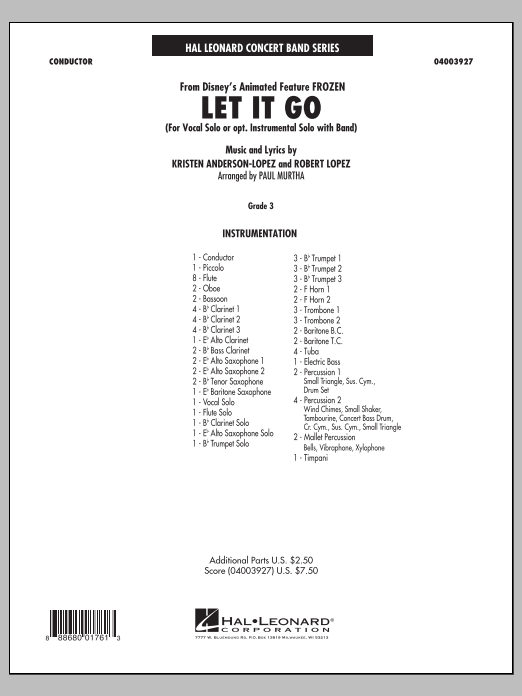 Let it go (From Frozen) - cliquer ici