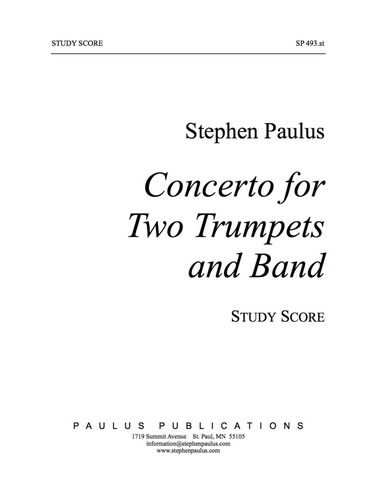 Concerto for two Trumpets and Band - cliquer ici