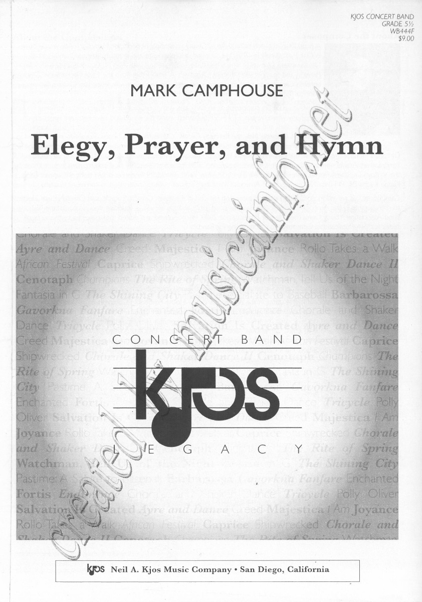 Elegy, Prayer, and Hymn - cliquer ici