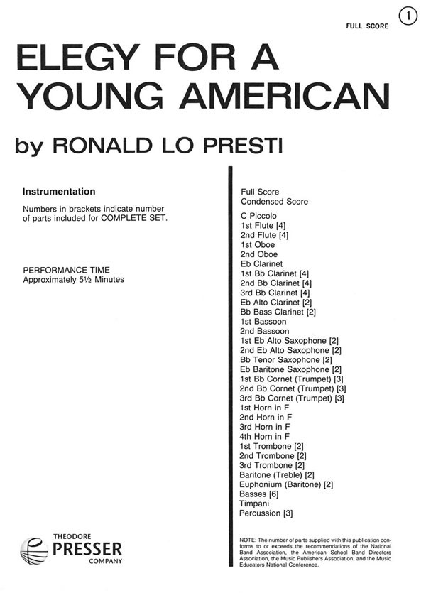 Elegy for a Young American - cliquer ici