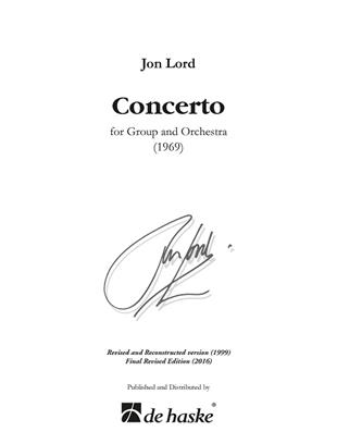 Concerto for Group and Orchestra - cliquer ici Concerto for Group and Orchestra - cliquer ici