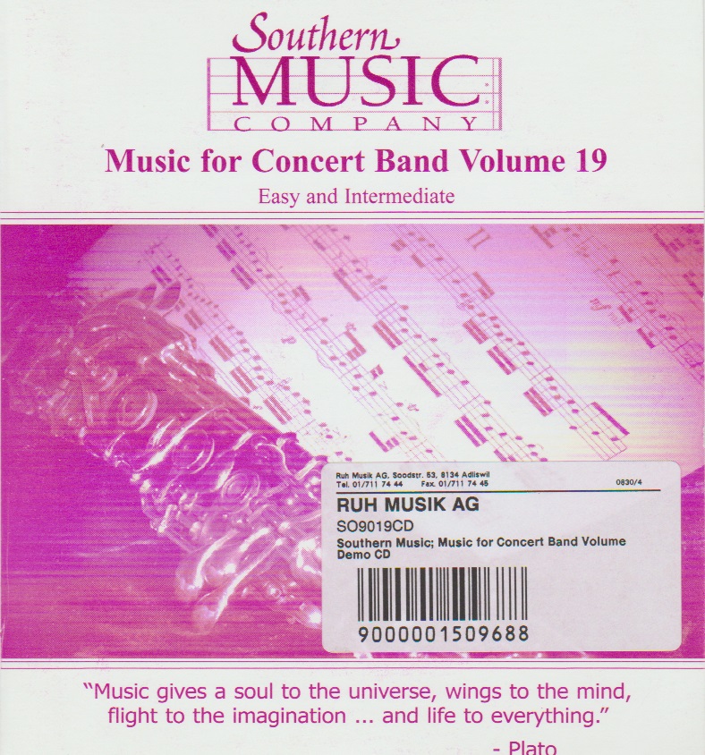 Southern Music Company #19 Music for Concert Band - cliquer ici