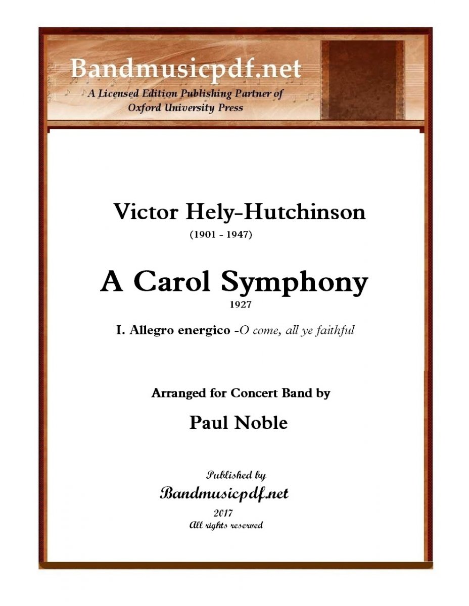 Carol Symphony, A, 1st movement - cliquer ici Carol Symphony, A, 1st movement - cliquer ici