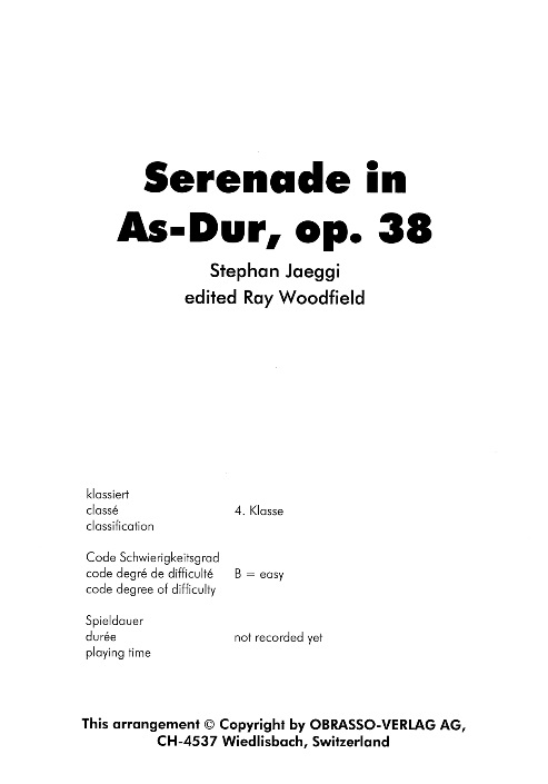 Serenade in AS-Dur - cliquer ici