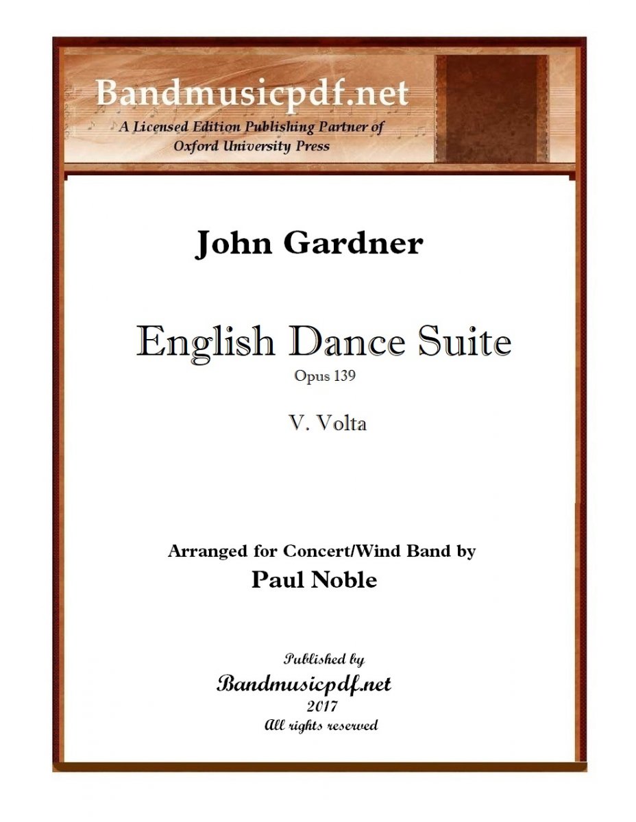 English Dance Suite #5 Volta - cliquer ici