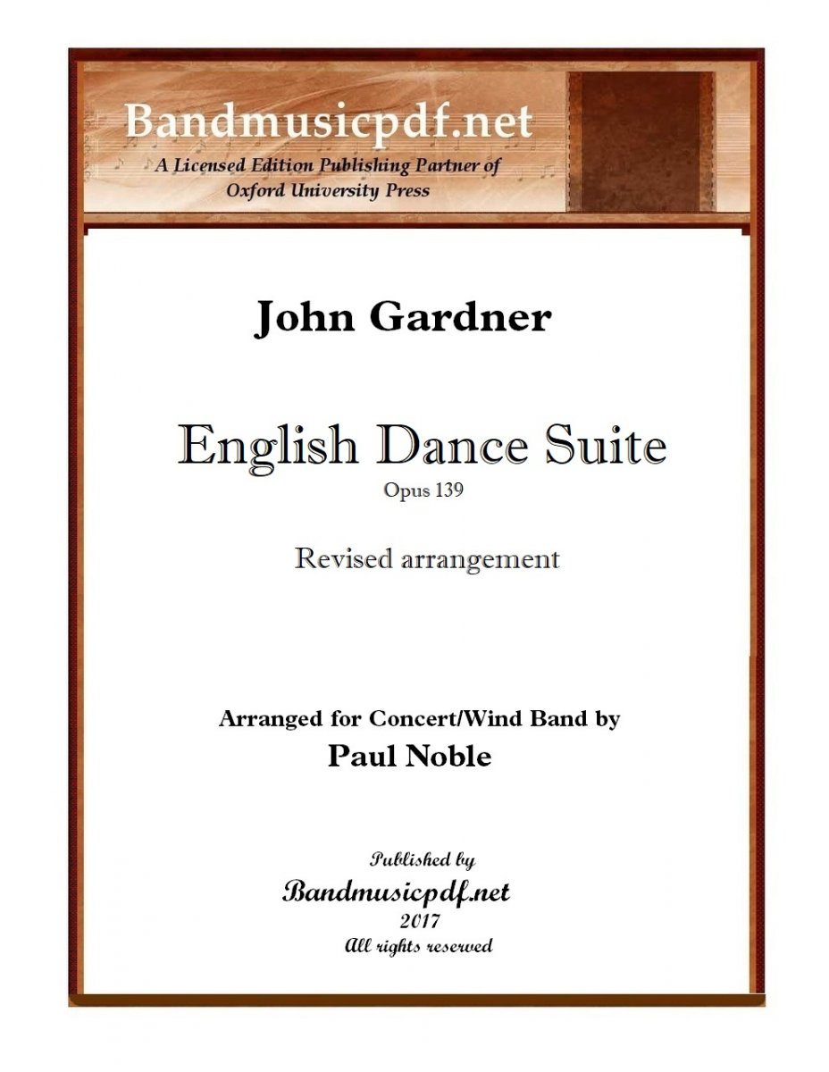 English Dance Suite, Revised arrangement - Complete - cliquer ici