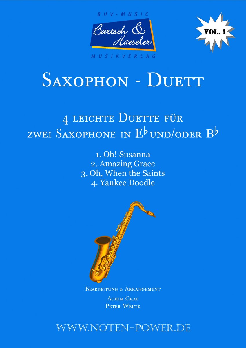 4 leichte Duette f�r zwei Saxophone - cliquer ici