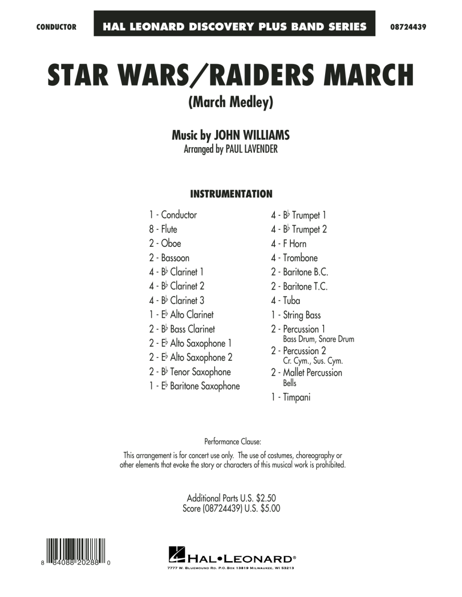 Star Wars / Raiders March - cliquer ici