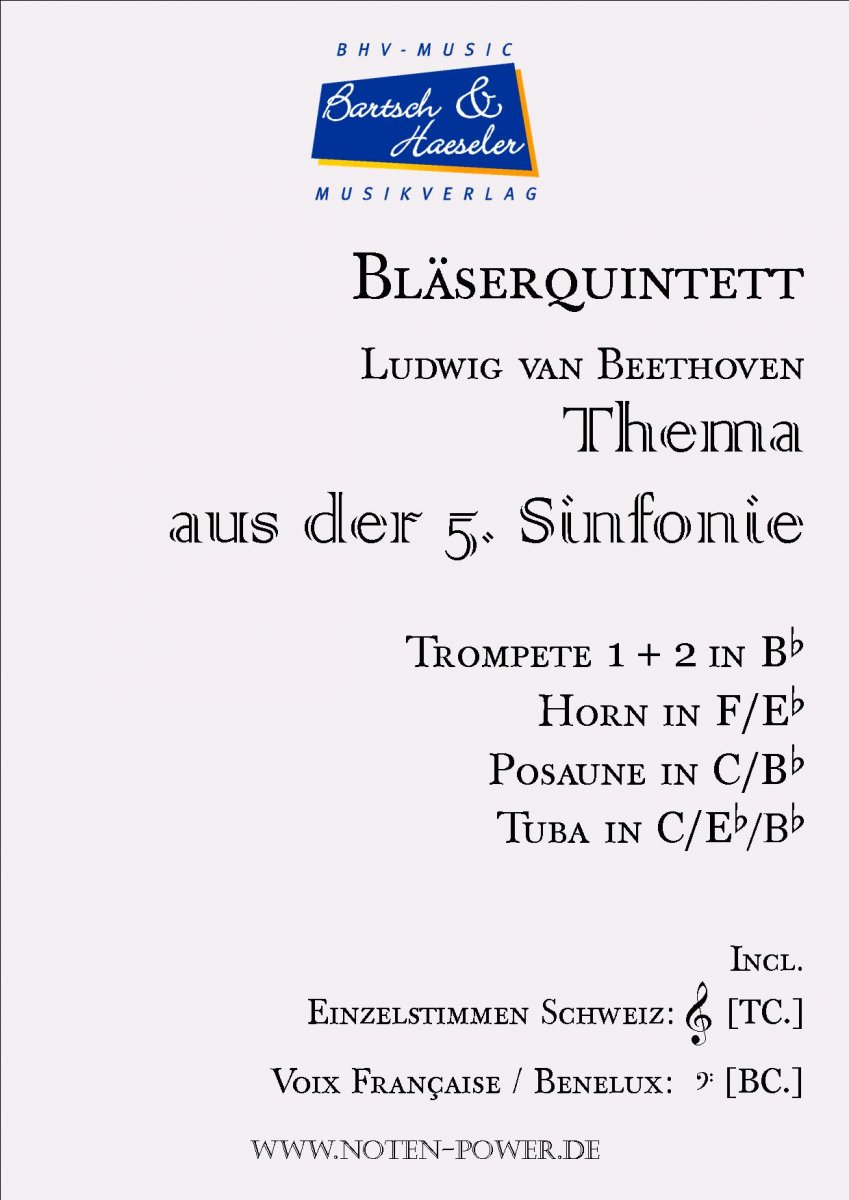 Thema aus der 5. Sinfonie - cliquer ici Thema aus der 5. Sinfonie - cliquer ici