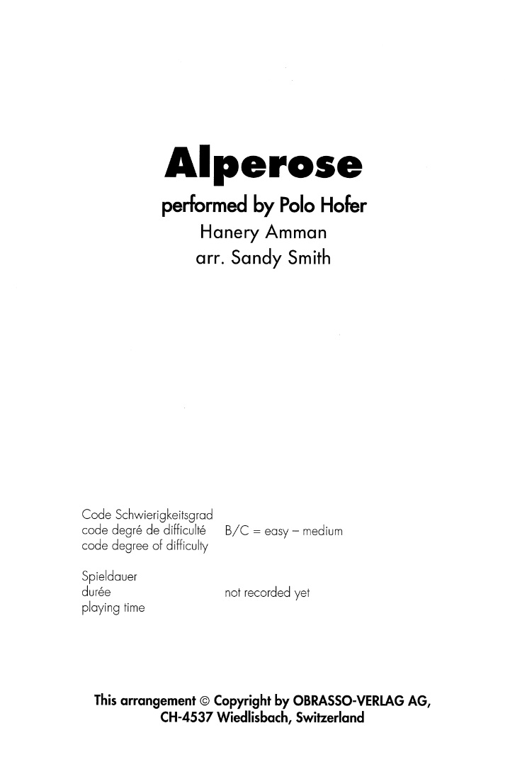 Alperose - cliquer ici