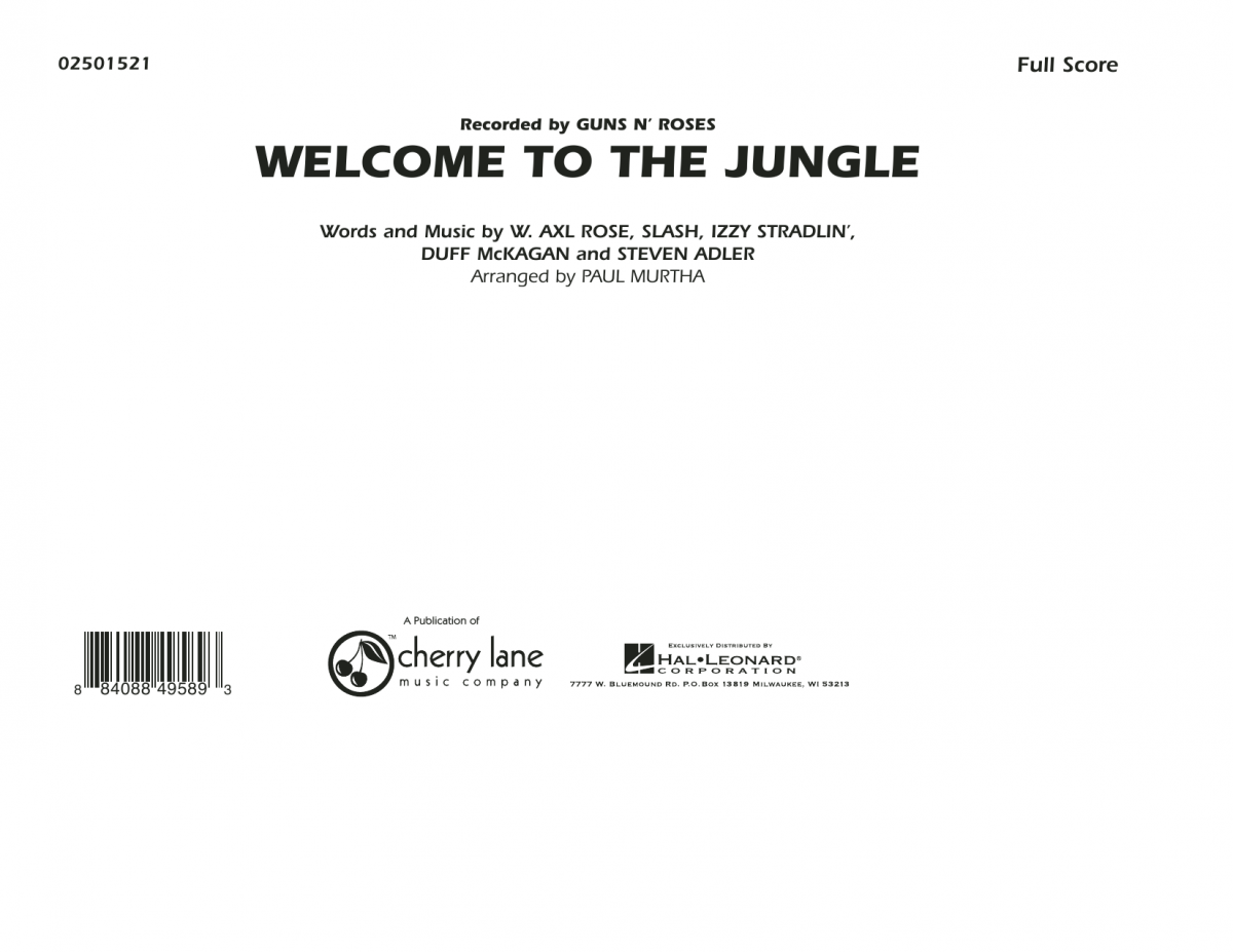 Welcome to the Jungle - cliquer ici