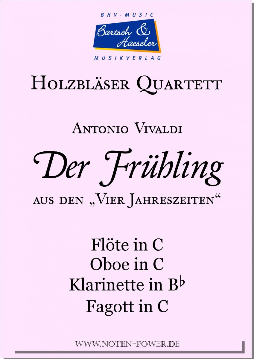 Der Frühling aus den "Vier Jahreszeiten" - cliquer ici Der Frühling aus den "Vier Jahreszeiten" - cliquer ici
