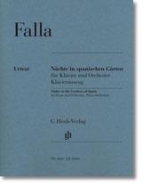 Nchte in spanischen Grten fr Klavier und Orchester - cliquer ici