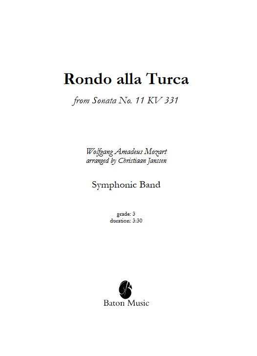 Rondo alla Turca - cliquer ici