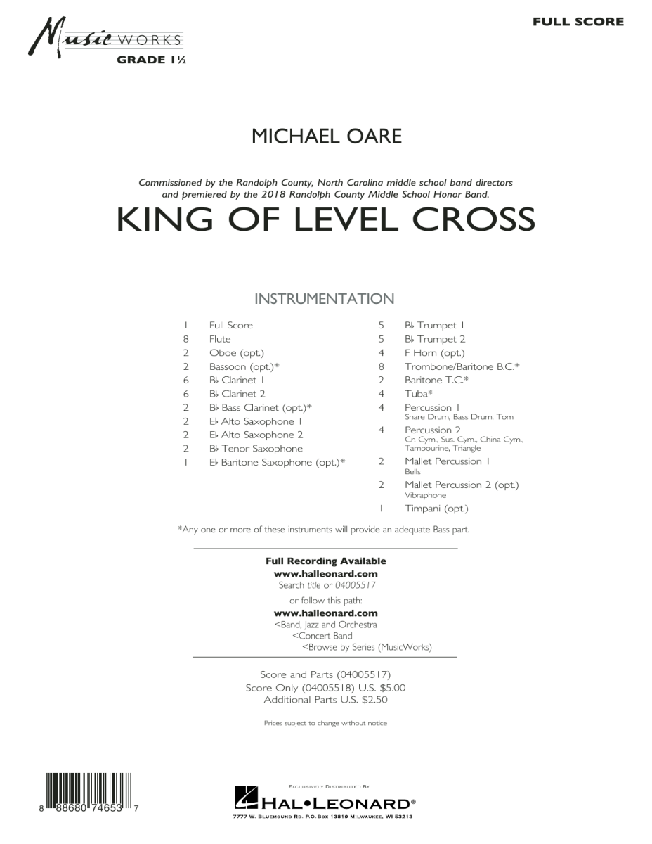 King of Level Cross - cliquer ici