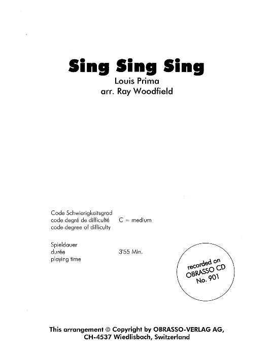 Sing, Sing, Sing - cliquer ici