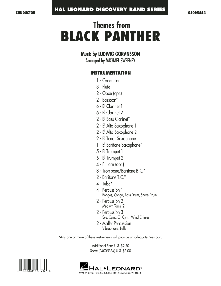 Themes from 'Black Panther' - cliquer ici